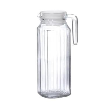 Imagem de Jarra Vidro de 1 litro com Tampa Transparente Sucos - Clink