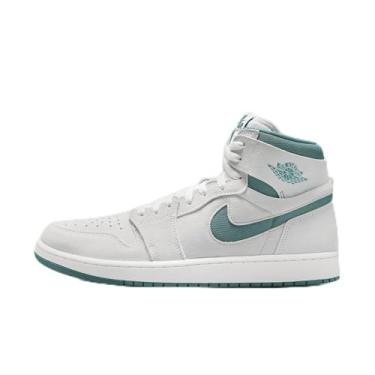 Imagem de Nike Tênis masculino Air Jordan 1 Zoom CMFT 2, Branco Summit/Verde oxidado/Bicoastal, 45