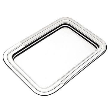 Imagem de Bandeja Inox Tramontina Retangular - 61529/420, Prata