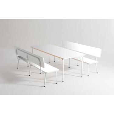 Imagem de Sc 017 / Sc 018 Conjunto Ref. Infantil C/ Encosto Branco/branco - Scho