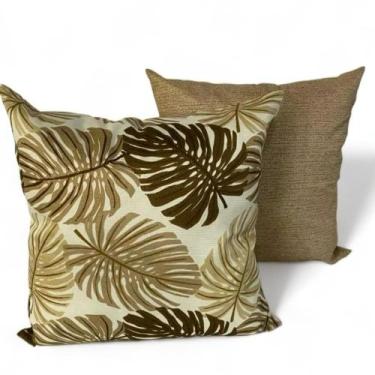 Imagem de Kit 2 Almofadas Cheias Decorativa Sala Quarto Sofá 48x48cm - JZ Enxova