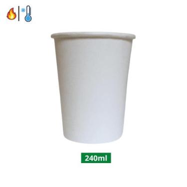 Imagem de Copo de Papel Descartável 240ml c/ 25 Unidades - Biopapers