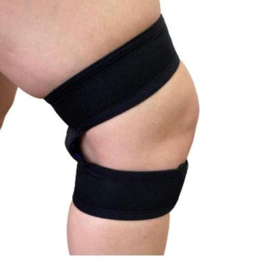 Imagem de Joelheira Compressão Fitness Proteção Ortopédica - Fanáticos Por Cinta