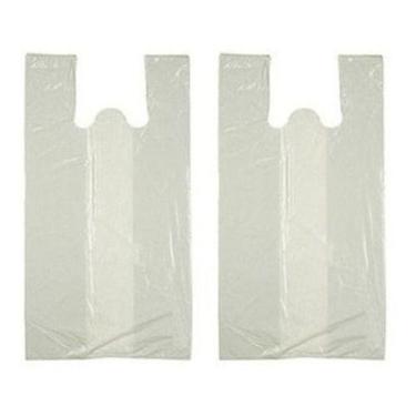 Imagem de Sacola Branca Reciclada 30X40 Pacote 5 Kg - Higipack