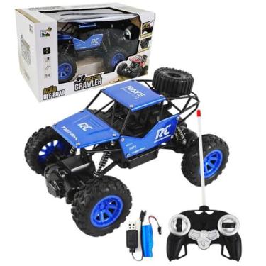 Imagem de Carrinho Recarregável Suspensão Off-Road Com Controle Remoto Jipe de B