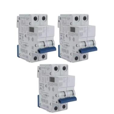 Imagem de Kit 3 unid. - weg disjuntor bipolar 10a (mdw-c 10a 2 polos)