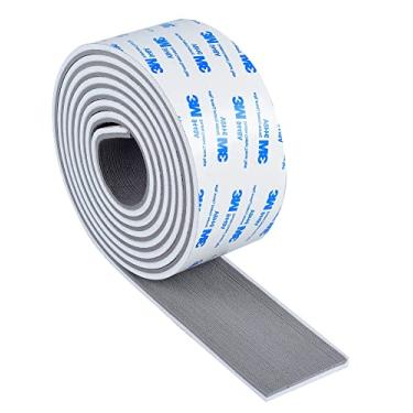 Imagem de OCEANBROAD 3M autoadesivo 96" x 2,4" espuma EVA piso de barco falso teca marítima folha antiderrapante para barcos a motor, pontão iate, leme pad Jon Boat Floor, cinza com linhas de costura branca