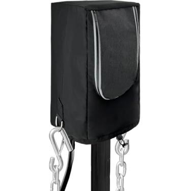 Imagem de Chanvoo Capa para Macaco Elétrico de Língua - Tecido Oxford de 3 Camadas Universal Trailer Rv Capa Protetora para Macaco Elétrico de Língua - Cordão Ajustável com Anéis D (18 X 9 X 7,5")