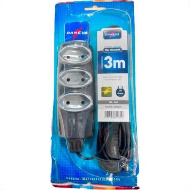 Imagem de Extensao Daneva No Shock 2 Polos Paralelo 0,75Mm Grafite - 3M - 1465