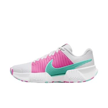Imagem de Nike Zoom Challenge Tênis feminino Pickleball (FQ4155-101, branco/rosa alquimia/retrô), Branco/Rosa Alquimia/Retrô, 38
