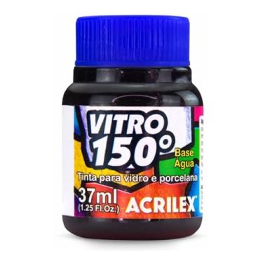 Imagem de Tinta 150° Vidro e Porcelana 37ml - Marrom Escuro 526 - Resistente a Lavagens! Para Dar Um Acabamento Vibrante E Duradouro Às Suas Peças Garantindo A Durabilidade E A Beleza Dos Seus Projetos