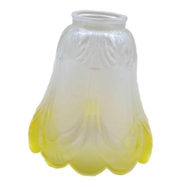 Imagem de Ioensy Lâmpada de lâmpada de vidro tampa de lâmpada fácil de instalar acessórios de iluminação em forma de flores decoração de casa para lâmpadas de lâmpadas