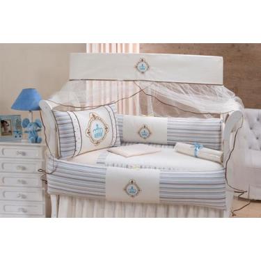 Imagem de kit de berço menino 100 algodão - maria enxovais, ESTILO