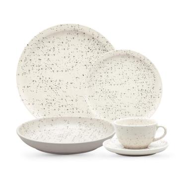 Imagem de Aparelho De Jantar 30 Peças Flat Chuvisco Oxford