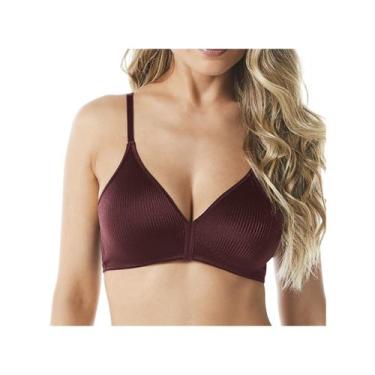 Imagem de Sutiã Anatômico Sem Aro Moderato Demillus Plus Size, 42, Vinho barolo