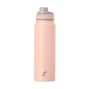 Imagem de Garrafa Térmica Água Inox 304 Infusor Quente Frio Squeeze 850ml Esportiva tampa alça (Rosa)