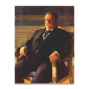 Imagem de LKXGRRSFG William H. Taft Anders Zorn Impressões em tela - Arte de obra-prima sueca, decoração de parede serenidade de verão e coleção de galeria de casa 80 x 104 cm