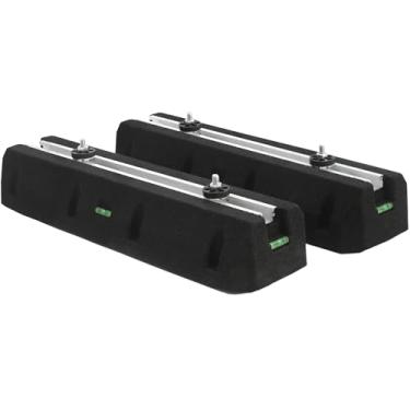 Imagem de Yarssihha Mini base de borracha dividida para bomba de calor de ar condicionado sem dutos 9000-60000 BTU, mini bloco de montagem antivibração resistente, kit de base de montagem no chão