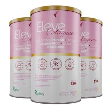 Imagem de Kit Colágeno Hidrolisado Peptan + Ácido Hialurônico 90 dias Eleve Life
