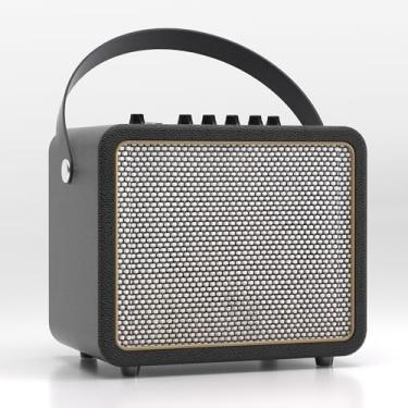 Imagem de Dozzly Amplificador De Guitarra Elétrica De 10 W, Mini Amplificador De Guitarra Portátil E Recarregável Com 7 Efeitos De Guitarra Para Prática Diária, Preto
