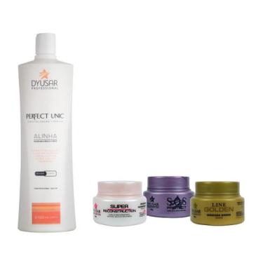Imagem de Progressiva Unicplastia 1L + Cronograma Capilar 40G - Dyusar Cosmetico