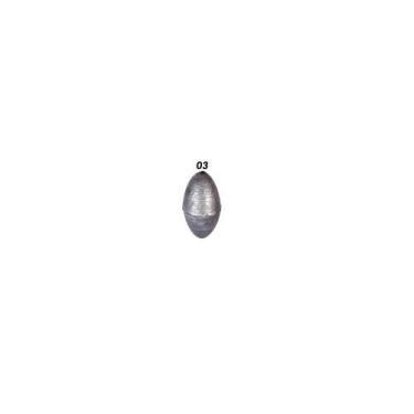 Imagem de Chumbo oliva para pesca - BellaPesca, N° 03, 1 unidade