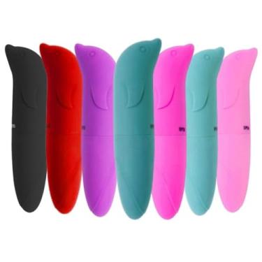 Imagem de Vibrador Ponto G Colors Golfinho Aveludado Vibe Toys (Sortida)