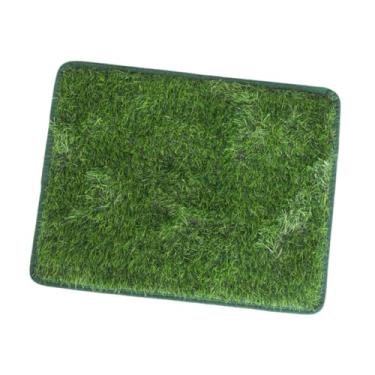 Imagem de IEUDNS Tapete de grama artificial para treinamento de cachorro, tapete de treinamento para banheiro de cachorro, de gramado portátil reutilizável de grama, 70cmx90cm