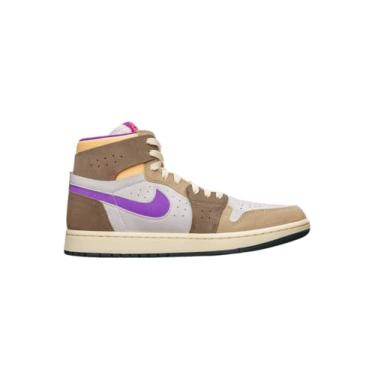Imagem de Nike Jordan 1 High Zoom Air CMFT Branco Daybreak Tropical Twist, Palomino/tom melão/frutas silvestres, 8
