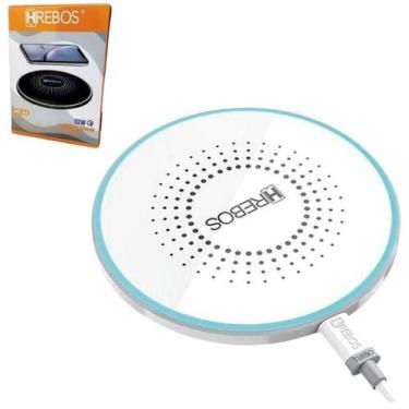 Imagem de Carregador Sem Fio Wireless Qi Fast Charge Otimo Homologação - A.R Var