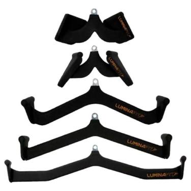 Imagem de Kit Puxadores Anatômicos Para Academia 5 Peças LT5106 a LT5113 LuminaF