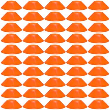 Imagem de wlilupah 25 Pçs Mini Cones de Futebol para Esporte Agilidade Disco Cones Treinamento para Exercícios de Agilidade Esportes Futebol Basquete Futebol Basquetebol Exercícios (Laranja)