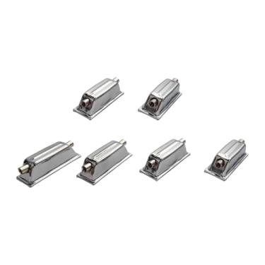 Imagem de Almencla 6 peças de substituição para tarola, instrumento musical, manutenção, peças de percussão de, metal, montagem dupla, orelhas de bateria