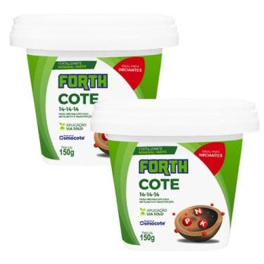 Imagem de Kit 2 Forth Cote 14-14-14 Fertilizante Mineral - 150g