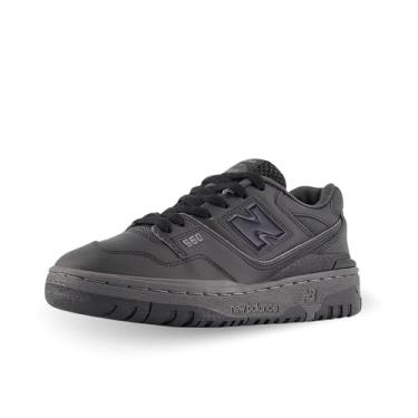 Imagem de New Balance Tênis masculino 550 GS, Preto/preto, 6.5 Big Kid