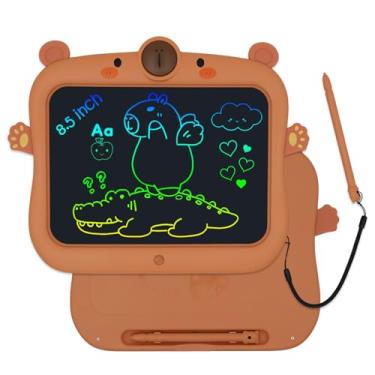 Imagem de Capybara Tablet LCD de escrita para crianças, 21 cm para colorir, bloco apagável, brinquedo silencioso, presente educacional e de aprendizagem para crianças a partir de 3 anos