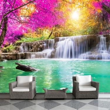 Imagem de Papel de Parede Paisagem Cachoeira Natureza Sala Adesivo - 030pcm - Al