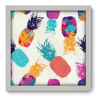 Imagem de Quadro Decorativo - Abacaxi - 33cm x 33cm - 348qdcb - Allodi
