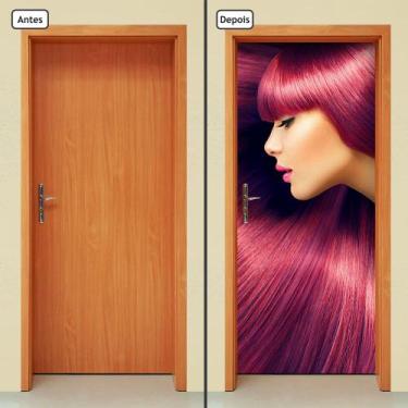 Imagem de Adesivo Decorativo de Porta - Salão de Beleza - 1083cnpt - Allodi
