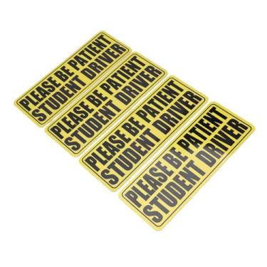 Imagem de Generic Carro do Motorista do Aluno, Adesivo Refletivo de Adesivo Reflexivo (Preto)