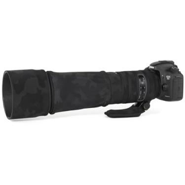 Imagem de CHASING BIRDS Revestimento impermeável de camuflagem de lente para TAMRON SP 150-600 mm F5-6.3 Di VC USD G2 A022 capa protetora de lente à prova de chuva versão IV (preto sombra)