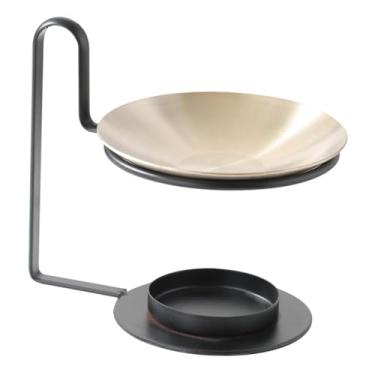Imagem de Bothyi Queimador de óleo essencial, queimador de cera derretida, mesa central compacta, multiuso, elegante, difusor de óleo essencial, decoração
