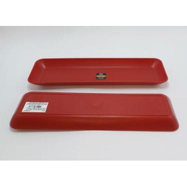 Imagem de Prato Petisqueira Essential grande, 31,9 x 9,6 x 2,5 cm, Coza, Vermelh