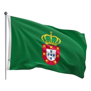 Imagem de Bandeira Dom Pedro II Estampada - Bandeira histórica do Brasil 0,90 X 1,28m