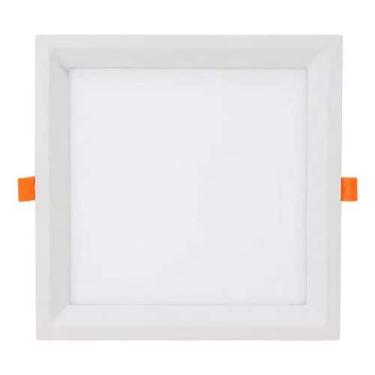 Imagem de Kit 3 Painel Plafon Embutir Recuado Quadrado Led 18w Bivolt - Embu Led