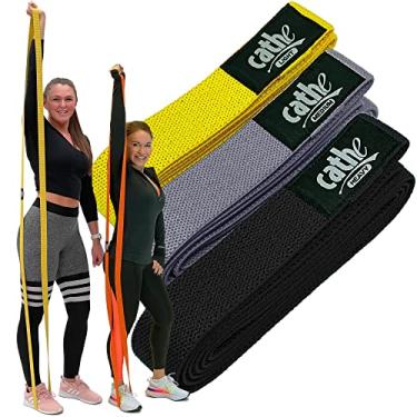 Imagem de Cathe Extra Long Cloth Fabric Boss Resistance Bands for Taller People - If You are On The Taller Side (5' 6" to 6' Tall), These Longer-Length Elastic Boss Bands Will Be Your Perfect Choice