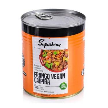 Imagem de Frango Vegano Caipira Superbom 700g - Carne Vegetal Sabor Frango