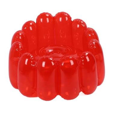 Imagem de Asixxsix Cadeira de sofá Inflável, sofá Inflável Portátil, Preguiçoso, Móveis de Assento de para Leitura, Sala de Estar, Quarto, Acampamento Casual (Vermelho)