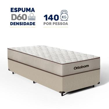 Imagem de Cama Box com Colchão de Espuma D60 Ortobom Force Dream Solteiro 88cm