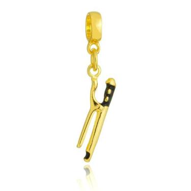 Imagem de Berloque Chapinha Banhado a Ouro 18k - Work Semijoias